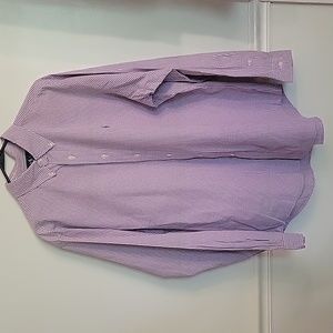 Ralph Lauren Classic long sleeve button‎ up Purple Dress Shirt Mens 16.5 …